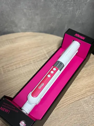 Випрямляч DSP-10022 з керамічним покриттям 45 Вт Білий з Рожевим - фото 3