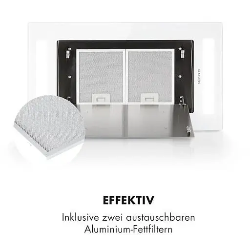 Вытяжка Klarstein Remy 90 см 619 м³/ч потолочная (10032864) - фото 6