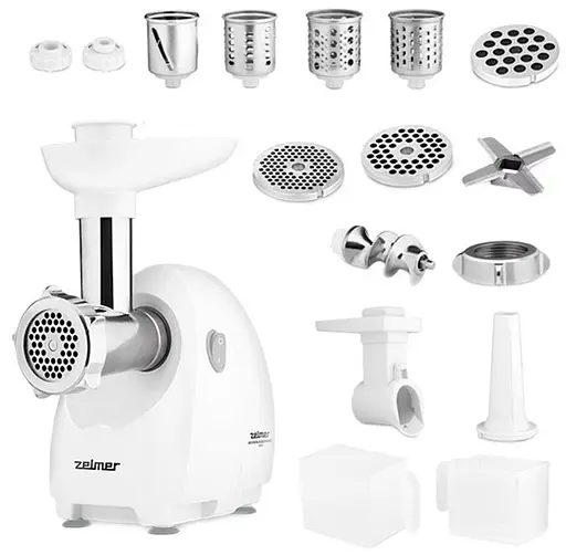 М`ясорубка ZELMER ZMM4050B шинковка, томатопрес - фото 1