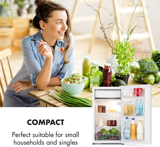 Холодильник KLARSTEIN Luminance Frost 91L білий 10045832 - фото 6