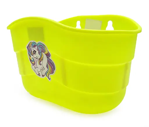 Корзина на детский велосипед / самокат 19 мм желтый (G0001196)