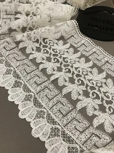 Мереживо Версаче кремове - фото 2