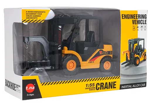 Погрузчик вилочный 1:55 с паллетой и фрикционным приводом Ramiz - фото 7