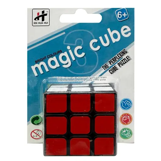 Головоломка Кубик Рубика Bambi IGR121 без наклеек 5.5х5.5 - фото 1