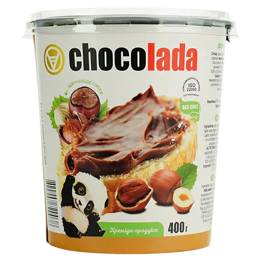 Десерт Chocolada с ароматом сливок Экстаза с орехами 400 г