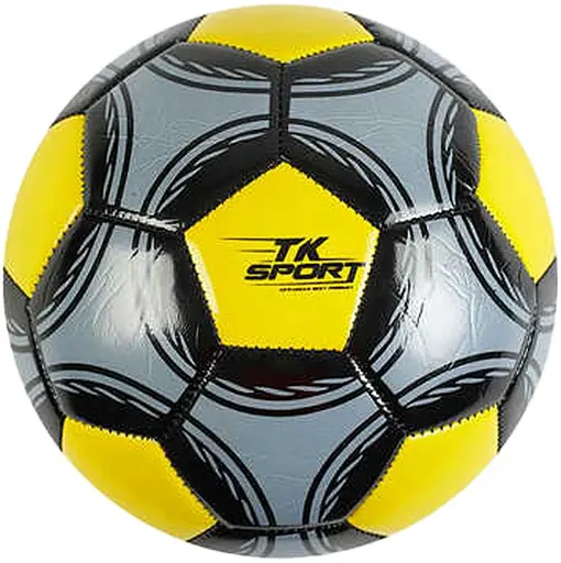 М’яч футбольний TK Sport, 300-310 г, гумовий балон, матеріал PVC, розмір №5 (В асортименті) C62396