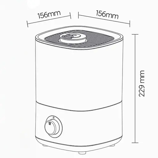 Зволожувач повітря Xiaomi Xiaoda Desk Humidifier F100 2.5L (XD-F100-01) - фото 8