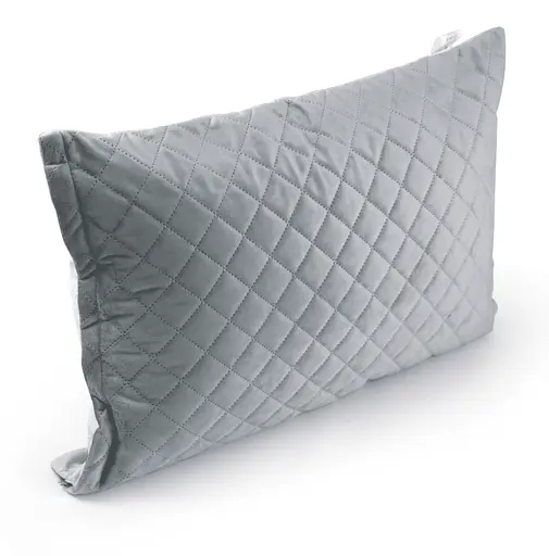 Чехол на подушку Руно 50х70 VeLour "Dark Grey ромб" 382.55_Dark Grey ромб