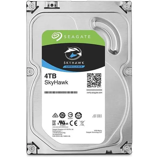 Накопитель Seagate HDD SATA 4.0TB SkyHawk 256MB (ST4000VX016)