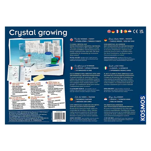 Выращиваем кристаллы Crystal Growing Kosmos - Научный набор (616854) - фото 2