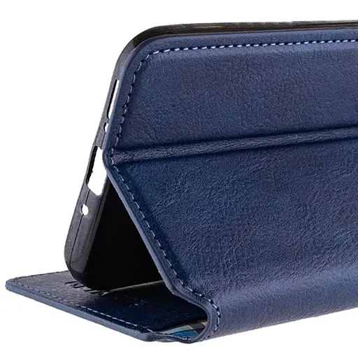 Шкіряний чохол-книжка Getman Cubic PU для Realme 11 4G Синій - фото 6