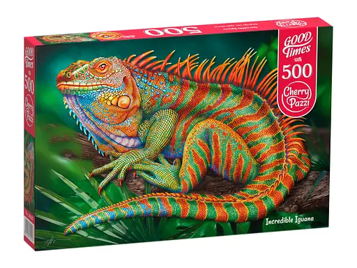 Пазли CherryPazzi Неймовірна ігуана, 500 елементів, 34.5x50 см, 20128