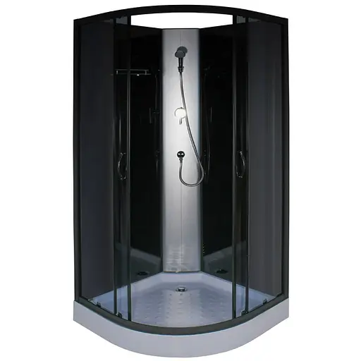 Душовий бокс BRAVO SAN L90GBB, півкруглий, без даху - фото 1