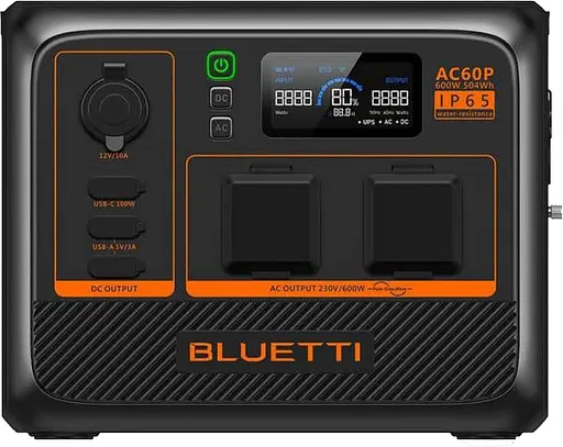 Зарядная станция BLUETTI AC60P 504Wh 600W - фото 2