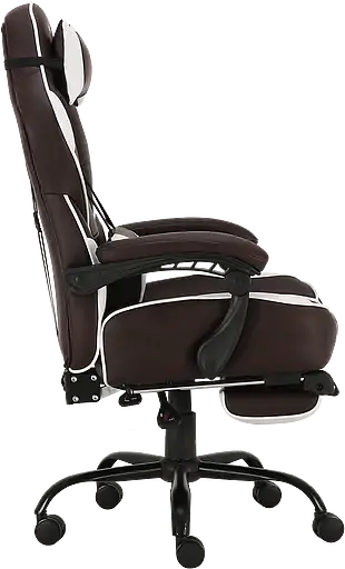 Геймерське крісло GT Racer коричневе з білим (X-2748 Dark Brown/White) - фото 4