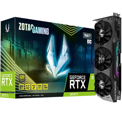 Видеокарта GeForce RTX 3070 Ti 8GB Zotac Trinity OC (ZT-A30710J-10P) Б/У