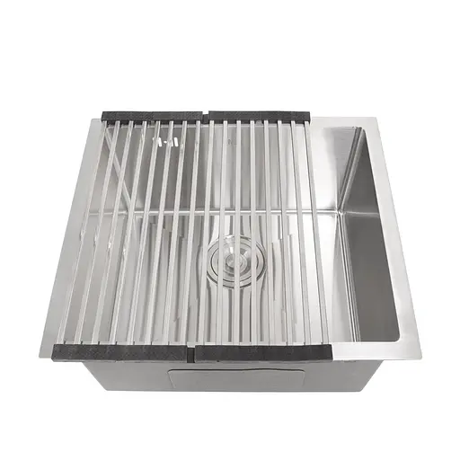 Кухонна мийка з нержавіючої сталі 50 см під стільницю 1.5 мм Nett NS-5045, Нержавіюча сталь - фото 8