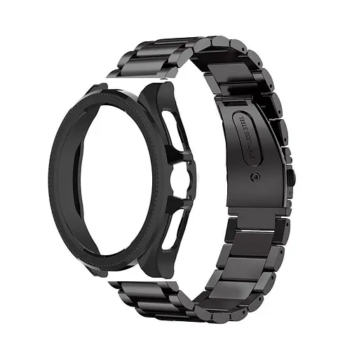 Комплект Tamister для годинника Xiaomi Watch 2Pro чорний (бампер + ремінець Rolex design 22 мм) - фото 2