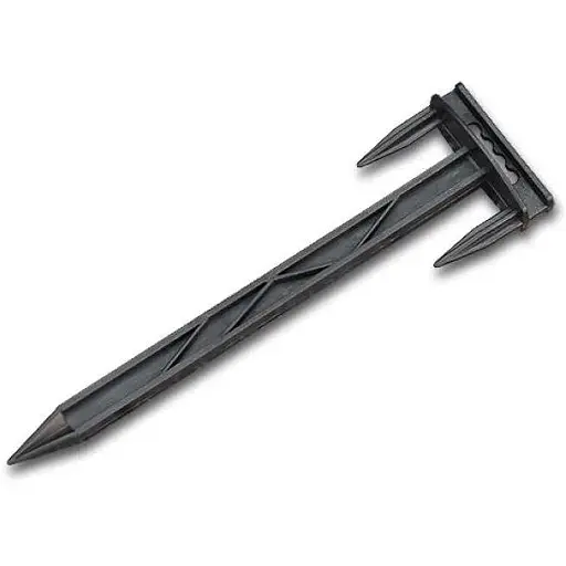 Колышек-трезубец Bradas для крепления агроткани 17/5 см 100 шт ATS1705 - фото 1