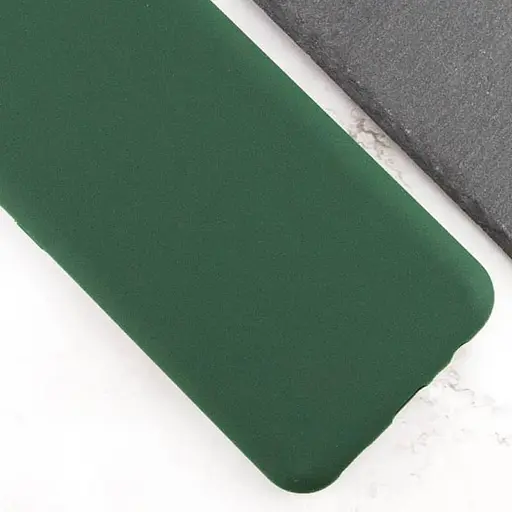 Чохол Getman TPU Liquid Silk Full Camera для Samsung Galaxy A06 Зелений/Dark green - фото 3