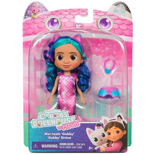 Ляльковий будиночок Gabby's Dollhouse Габбі у кіно: Лялька Габбі Русалонька (SM36278/6137)
