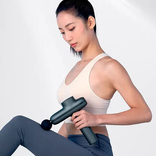 Ударний масажер для тіла Xiaomi Wolonow Massage Gun Pro (FGPRO-55) 8 насадок - фото 8