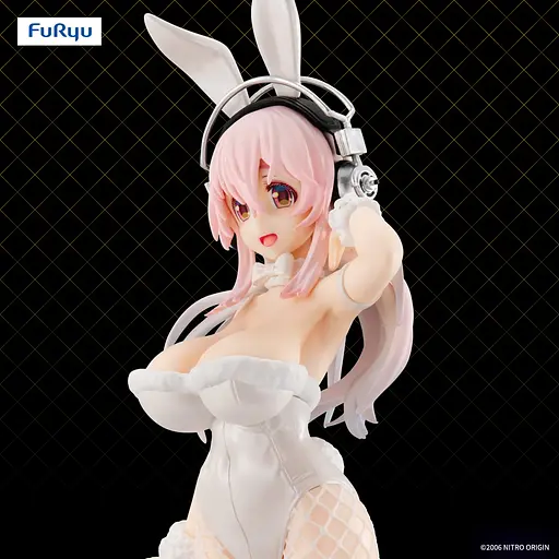 Коллекционная фигурка FuRyu BiCute Bunnies Виртуальная певица Супер Сонико Super Sonico 30 см F BB SS 30 - фото 4