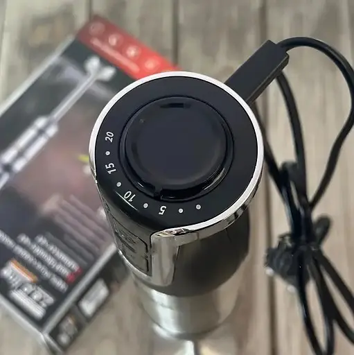 Занурювальний ручний блендер Zepline ZP-201 з нержавіючої сталі 1500Вт Турбо режим Чорний/Сріблястий - фото 8