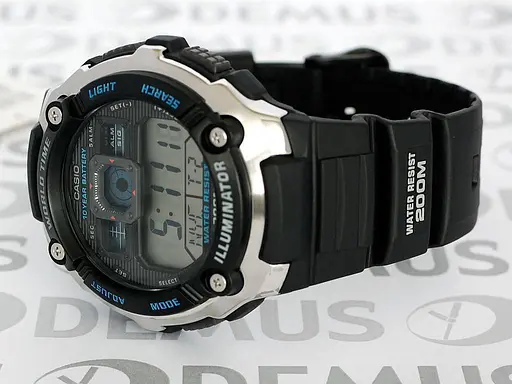 Мужские наручные часы электронные стильные Япония оригинал Casio Collection AE-2000W-1AVEF - фото 3