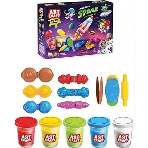 Набір для творчості з тіста Dede Art Craft Космос 380 г (3733)