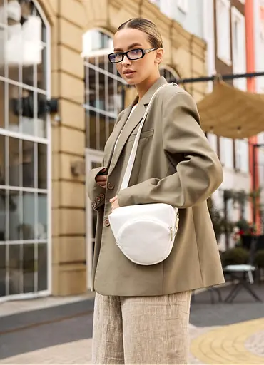 Сумка женская Sambag Sofi белая 20 х 18 х 5 см (88193008) - фото 2