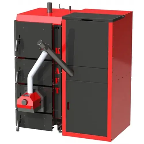 Твердотопливный котел Kraft серия F 75 с горелкой EcoPalnik (Польша)