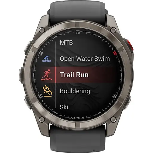 Смарт-часы Garmin Fenix 8 Pro AMOLED Sapphire 51 мм Carbon Gray DLC Titanium with Graphite/Black Silicone Band 010-03199-11 (145031) - фото 2