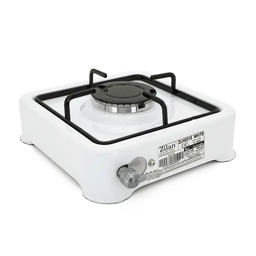 Плита газова Zilan ZLN0018 1 конфорка White - фото 4