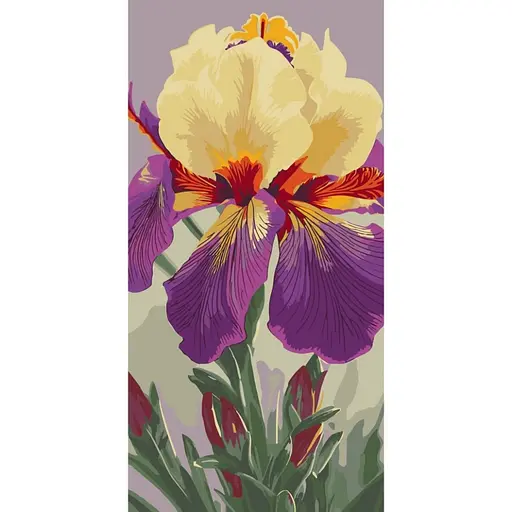 Картина за номерами "Ірис Карнівал Каперс" Art Craft 13095-AC 40х80 см - фото 1