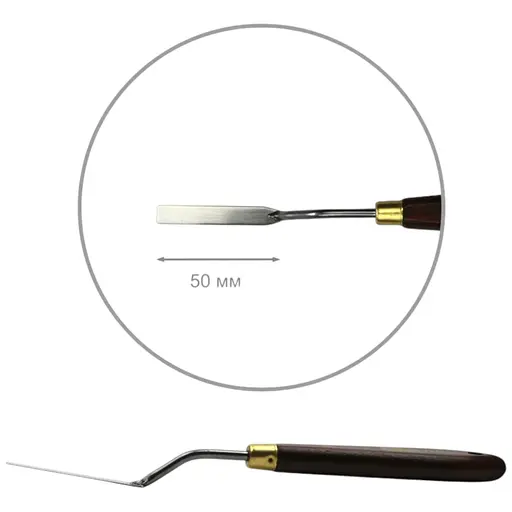 Мастихін Rosa Gallery Classic №80 довжина 5 см прямокутний міні - фото 1