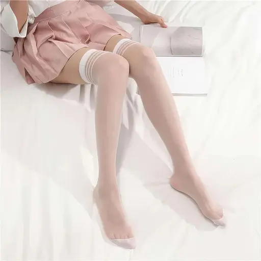 Панчохи чарівні в класичному стилі XS/S Білий K0629-2