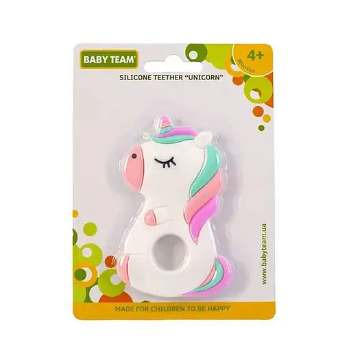 Прорезыватель силиконовый "Единорог" 4018 - фото 2