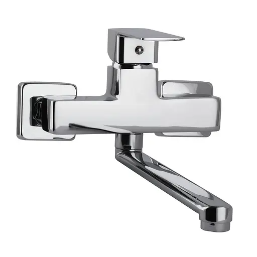 Смеситель для кухни со стены Domino Malibu DMM-104 Хром - фото 5