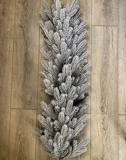 Хвойная литая гирлянда Элитная заснеженная 2.0м