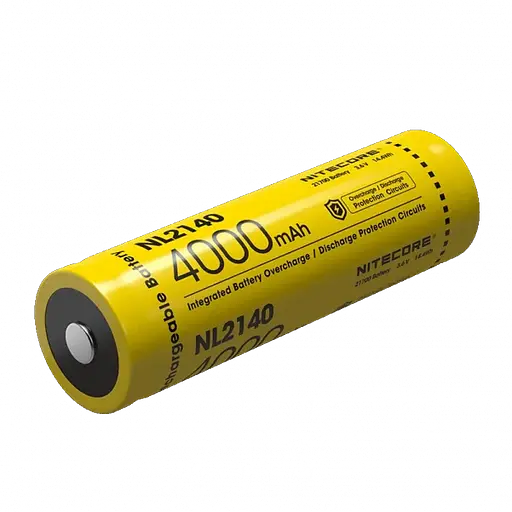 Аккумулятор 21700 Li-Ion Nitecore NL2140 4000mAh 5A (Желтый)
