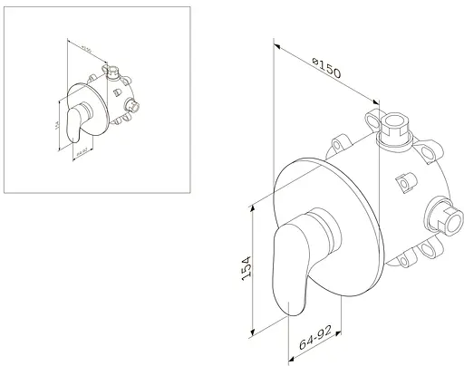 Смеситель для душа AM.PM Like F8075000 - фото 8
