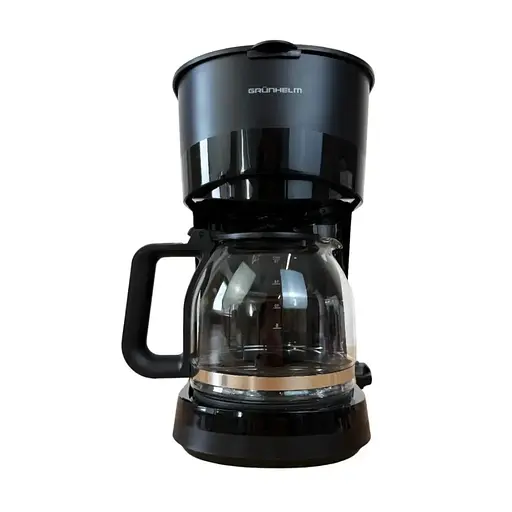 Кофеварка капельная с автоподогревом Grunhelm GDC18 со стеклянной колбой 1800 мл 1000Вт Черный - фото 6