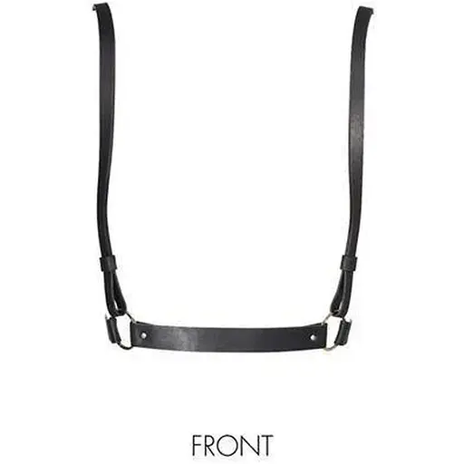Портупея Bijoux Indiscrets MAZE - X Harness Black, экокожа