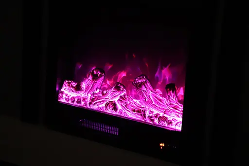 Електричний камін Elizabet Silver Bluetooth звук потріскування дров 1500Вт (10080127) - фото 8