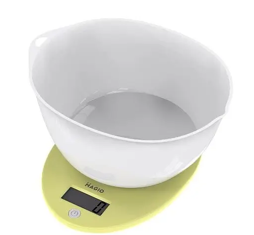 Весы кухонные электронные весы для взвешивания продуктов Magio MG-919 для дома с высокой чашей 5 кг. - фото 1