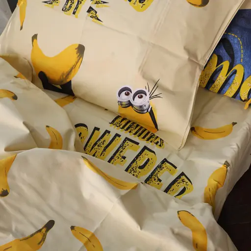 Підковдра MirSon Kids Time Minions and bananas бязь 110х140 см (2200011493244) - фото 3