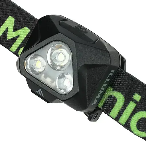 Фонарь налобный Mactronic Illuma (430 Lm) Cool White/Neutral White/Red LED USB Recharge Type-C (DAS303010) - фото 3