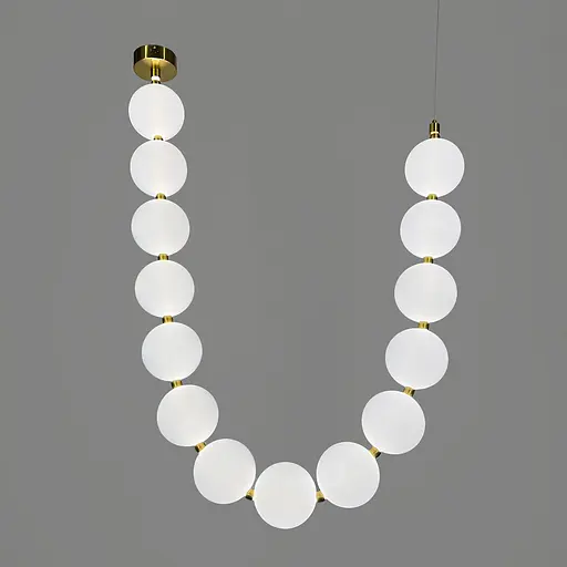 Люстра із серії Perla на 14 кульок Ø 15 см 250 см 3 світлових режими | Line F | Арт. MBJ11-2450 - фото 4