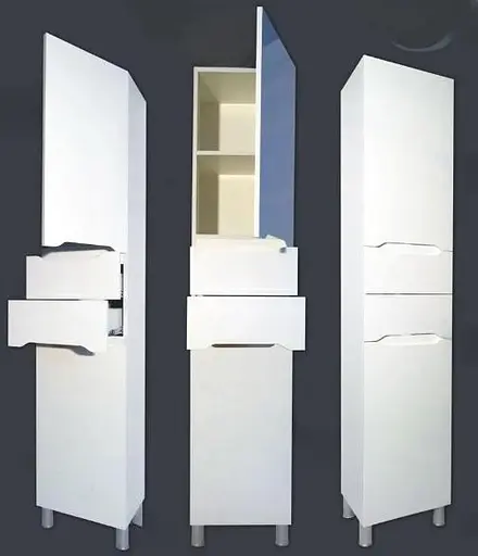 Пенал підлоговий Пік Альба правий для ванної 40 см Білий 30412 - фото 7